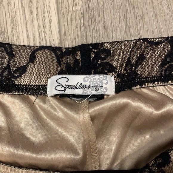 Black Lace Strapless Dress - Picture 6 of 6